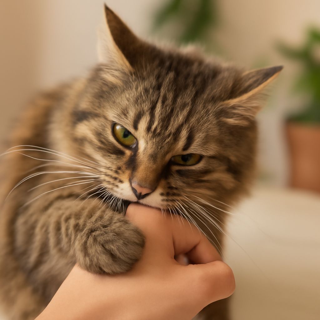 Why Is My Cat Biting Me? Causes and Solutions