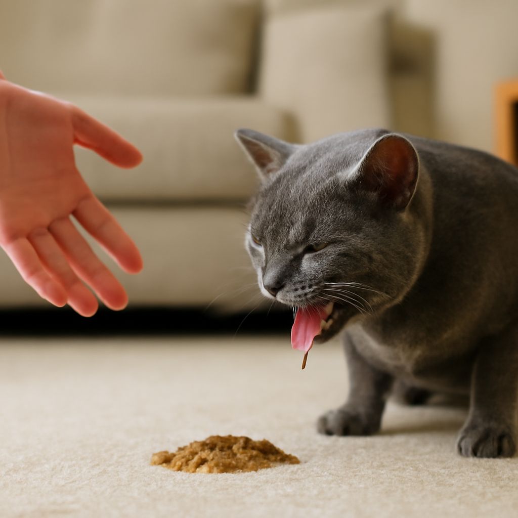 Cat Vomiting Bile: What It Means and When to Act