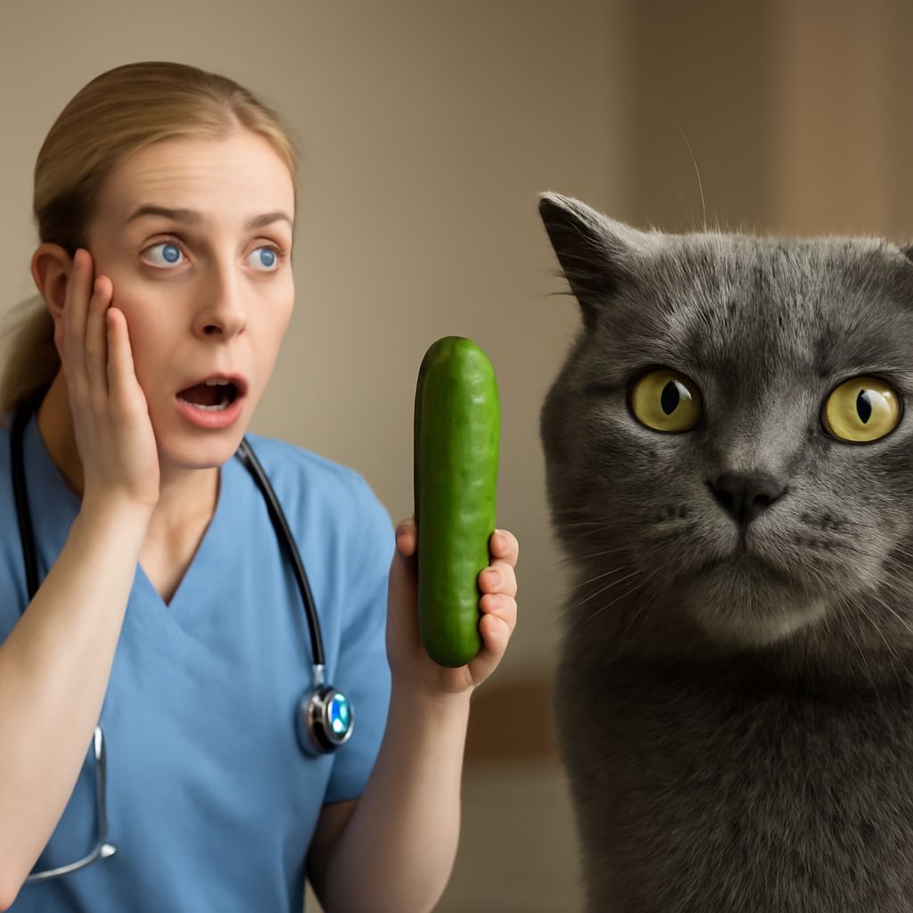 Cat Afraid of Cucumber: Why It Happens and What It Means for Your Cat’s Stress