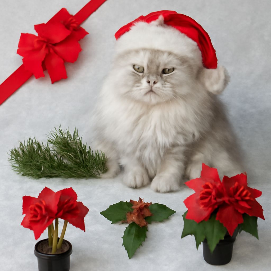 Poinsettia and Cats: Are These Holiday Plants Safe for Your Feline?