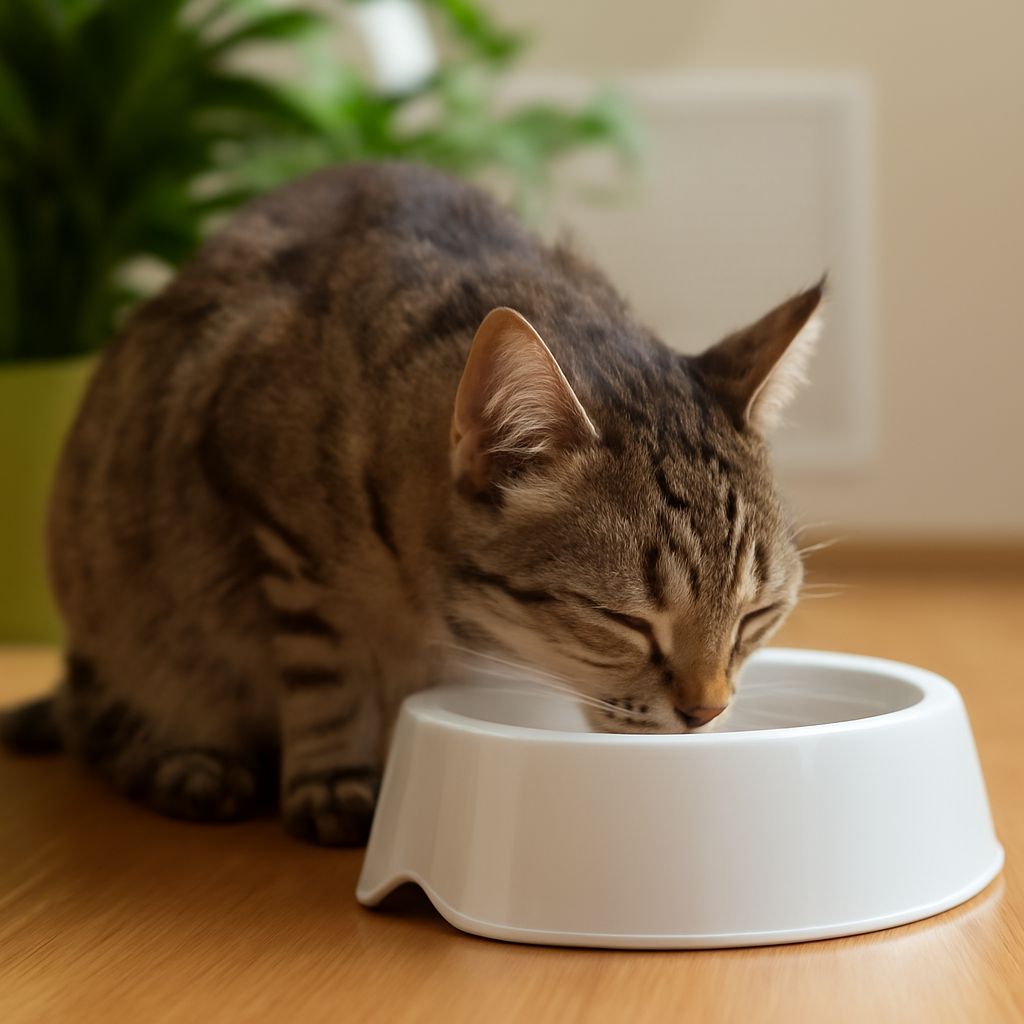 Cat drinking alcohol and cat drinking from toilet