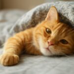 Cat sneezing and runny nose with mucus