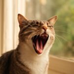 cat wheezing and cat is wheezing