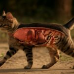 Indoor cat with pinworms and other worm types