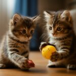 Skinny cat with cat mouth ulcer and cat excessive grooming