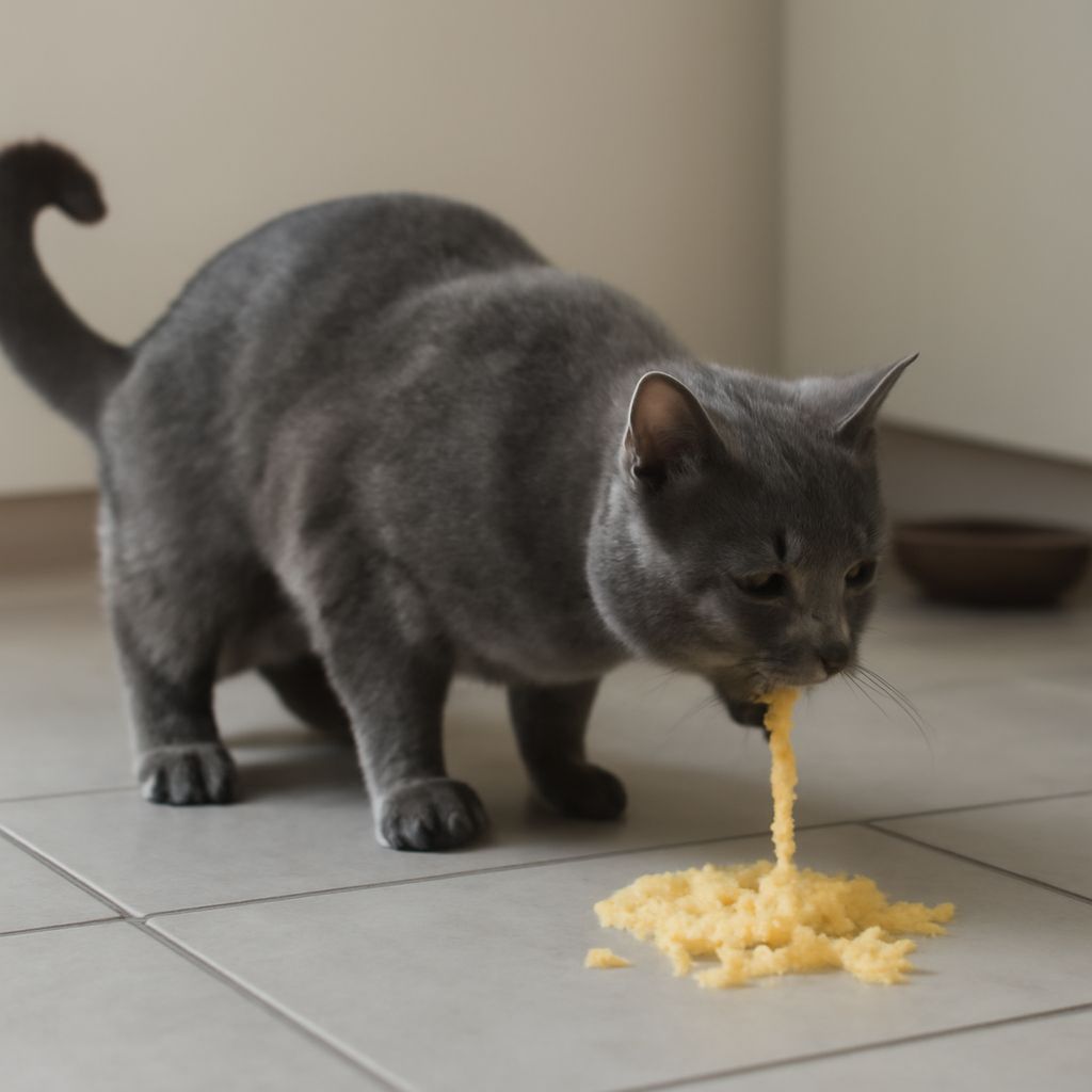 Cat vomits after eating and cat keeps throwing up after eating