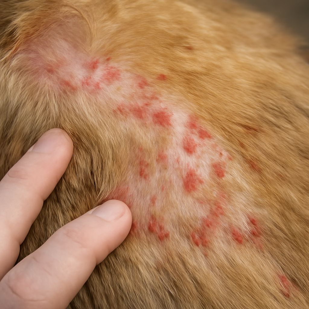 Cat skin rash and sores on cats
