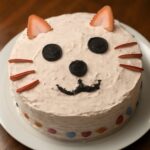 cat birthday cake and how to make a cat cake