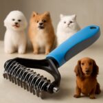 cat shedding brush and dematting tool