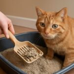 cat won't pee in litter box, cat poops next to litter box