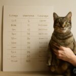 Cat aging chart and cat year chart for understanding cats aging