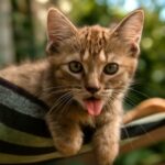 cat panting and drooling, cat panting heat