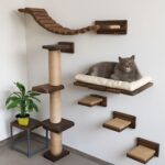 wall cat tree and cat shelves for walls