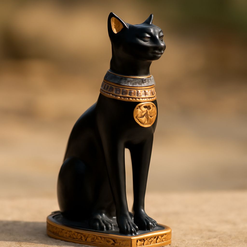 egyptian cat statue, egyptian cat god names