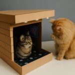 cardboard cat house and cat cardboard house