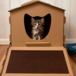 cat scratcher house and diy cardboard cat scratcher